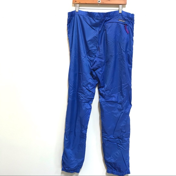 Patagonia Vintage Blue  Shell Pants Rip-Stop Nylon (XL) - Picture 3 of 8